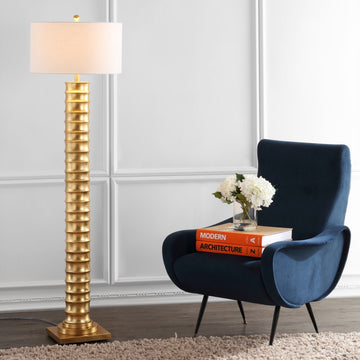 Serena 63" Metal LED Floor Lamp - JONATHAN Y